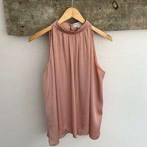 Gathered pleat tank blouse